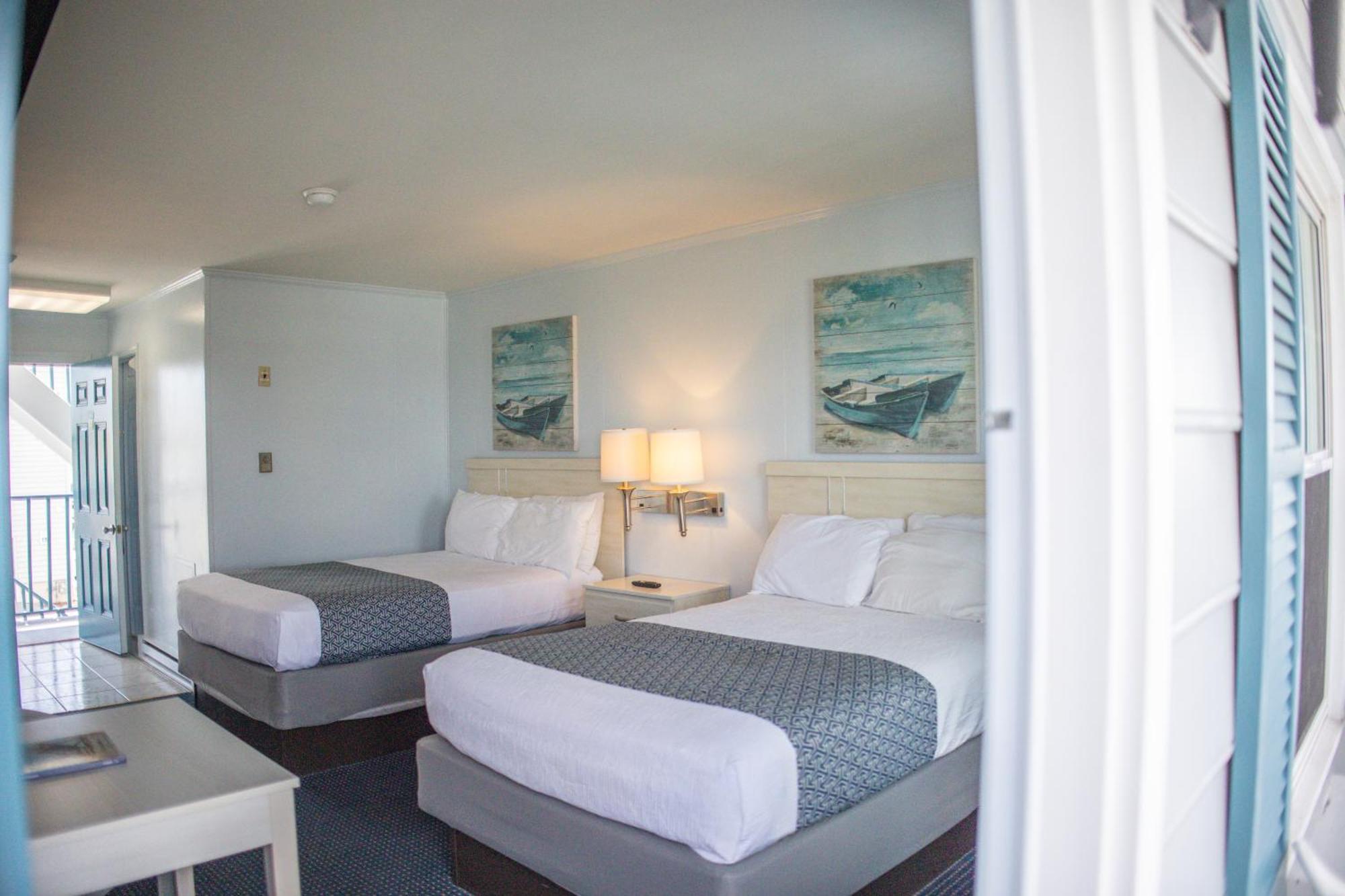 Double Room Two Double Beds Bay Front View